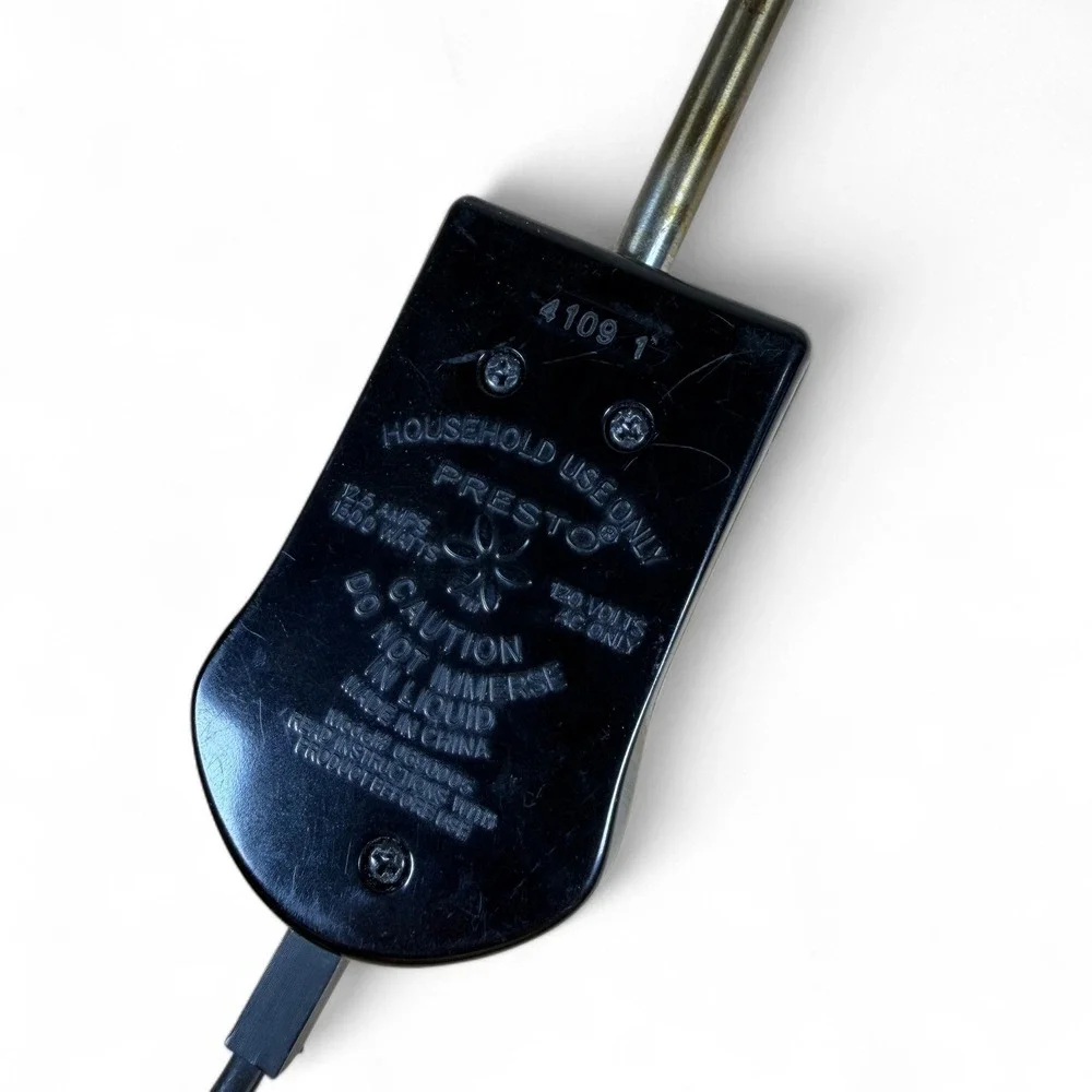 Presto 0690005 Electric Skillet Heat Control Power‎ Cord Probe Plug